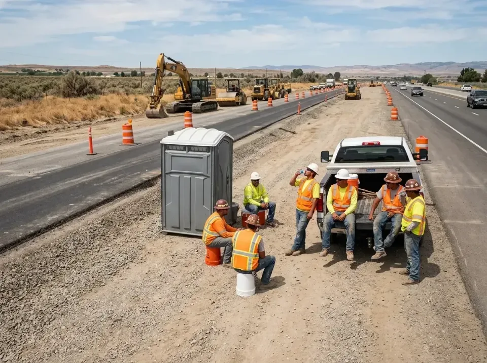 highway-road-construction-crew-007 — frequently asked questions, Porta Potty and Restroom Rentals in Winfield, WV
